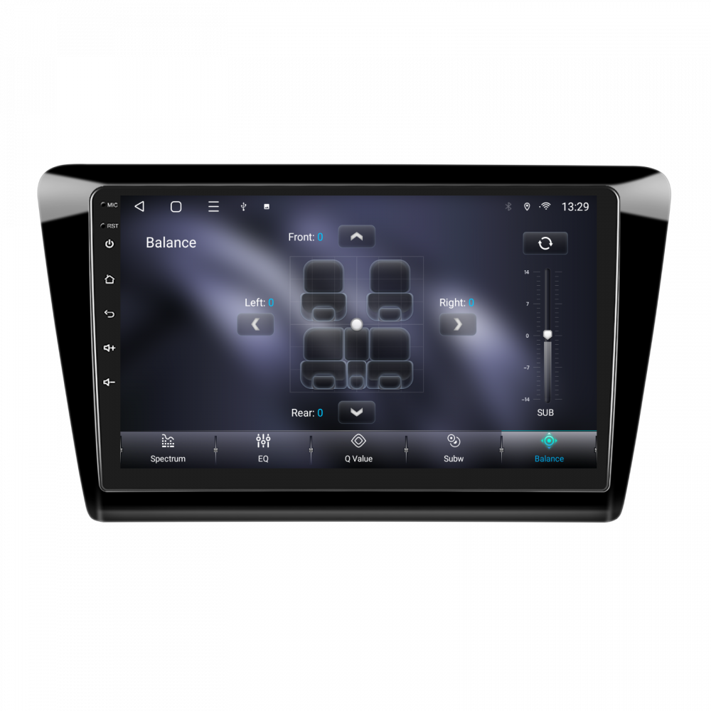 Navigatie Skoda Rapid (2013–2018) cu Android 12, 4GB RAM 64GB ROM, SIM 4G, CarPlay si Android Auto, DSP, ecran 9 inch [11]