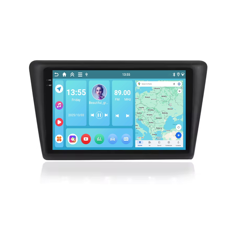 Navigatie Skoda Rapid / Seat Toldeo (2012–2019) Display INCELL, Android 15, 4GB 128GB, DSP, CarPlay si Android Auto ecran 9 Inch [1]
