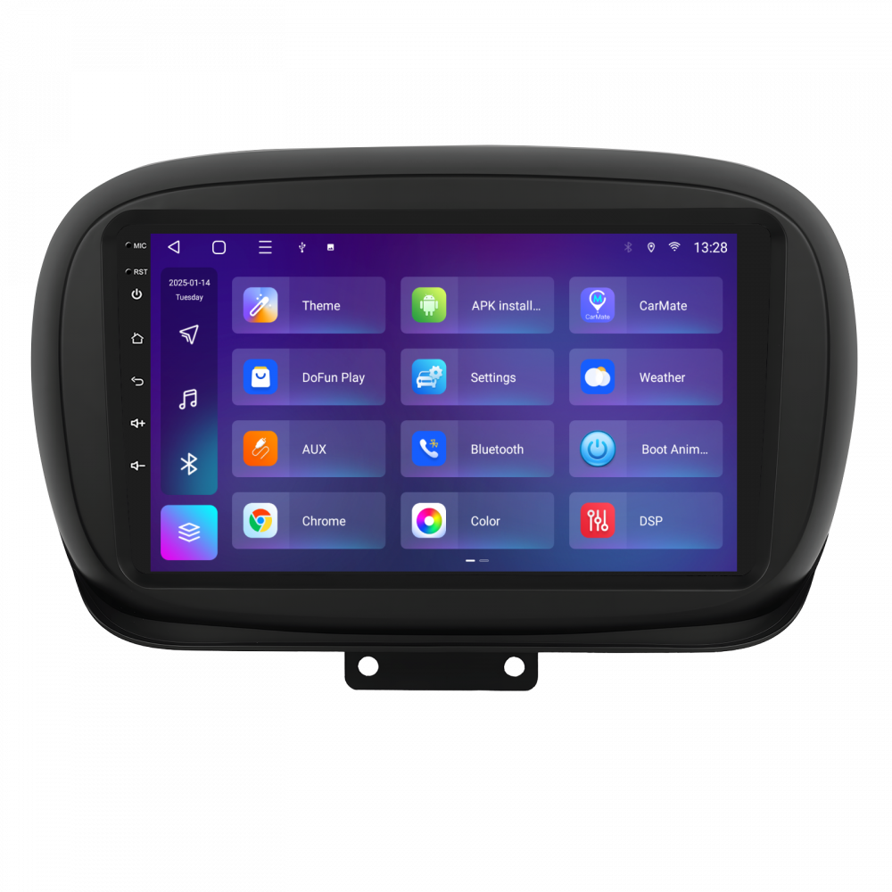 Navigatie  Fiat 500X (2014-2020) cu Android, 2GB RAM 32GB ROM, DSP, ecran 9 Inch,Carplay si Android Auto [3]