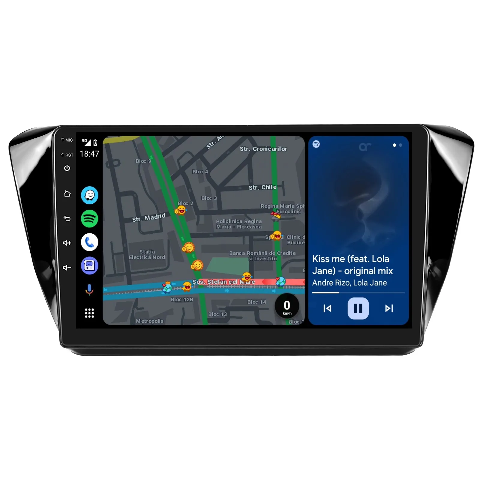 Navigatie Skoda Superb 3 (2015-2019) cu Android 12, 2GB RAM 32GB ROM ecran 10.1 Inch,Carplay si Android Auto [6]