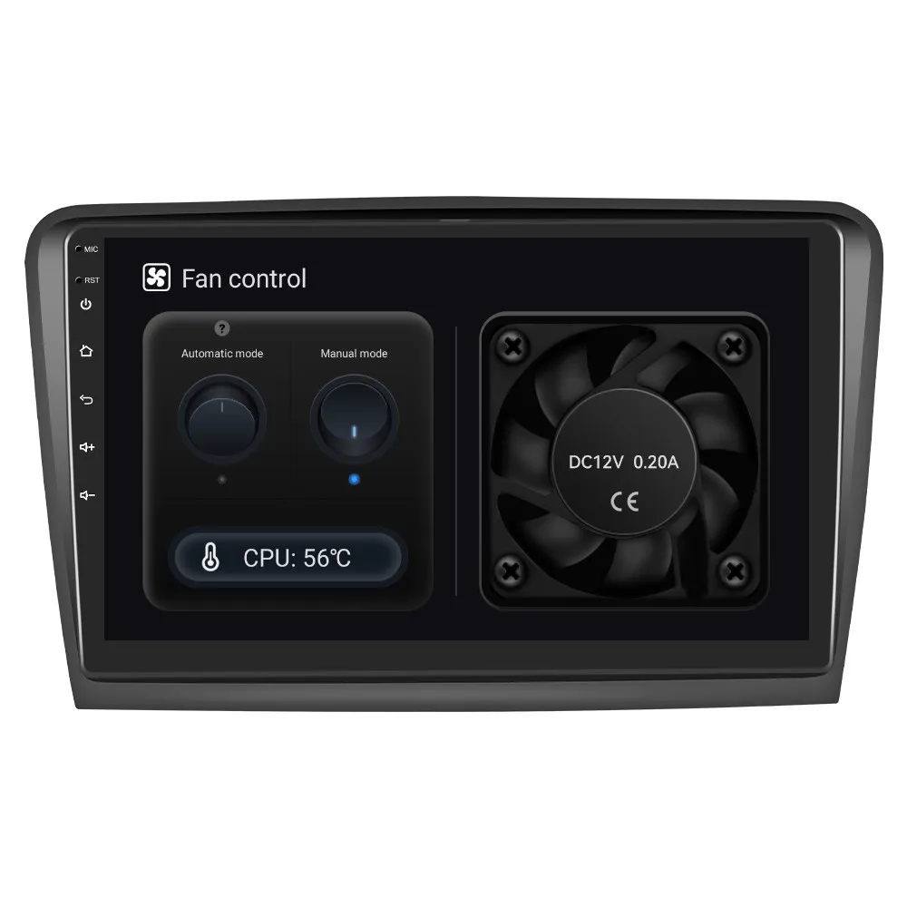 Navigatie Skoda Superb 2 (2008-2015) cu Android 12, 8GB RAM 128GB ROM, DSP, SIM 4G, ecran 10.1 Inch,Carplay si Android Auto [11]