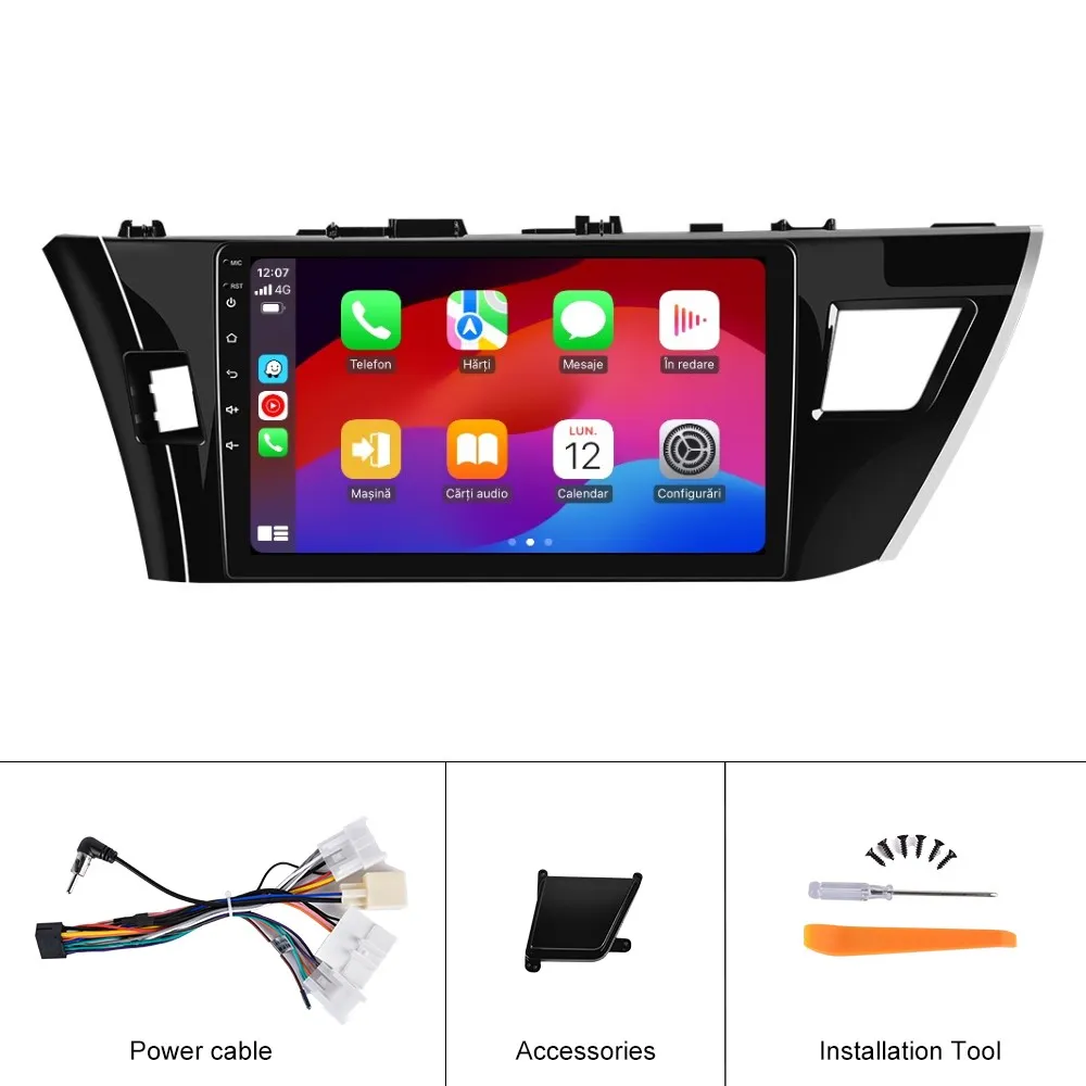 Navigatie Toyota Corolla (2013-2017) cu Android 12, 2GB RAM 32GB ROM, DSP, ecran 10.1 Inch,Carplay si Android Auto [6]
