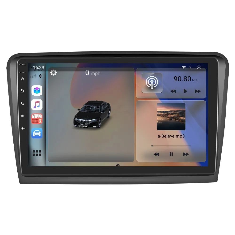 Navigatie Skoda Superb 2 (2008-2015) 2K QLED cu Android 10, 4GB RAM 32GB ROM, SLOT SIM 4G, ecran 10.1 Inch,Carplay si Android Auto [6]