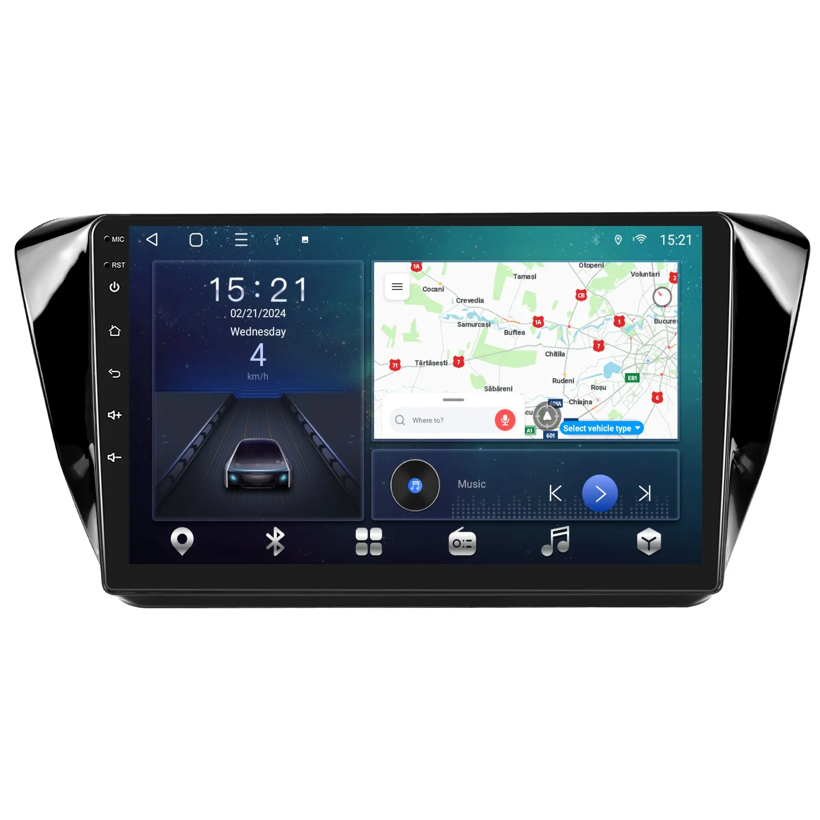 Navigatie Skoda Superb 3 (2015-2019) cu Android 13, 4GB RAM 64GB ROM, SLOT SIM 4G, ecran 10.1 Inch,Carplay si Android Auto [5]