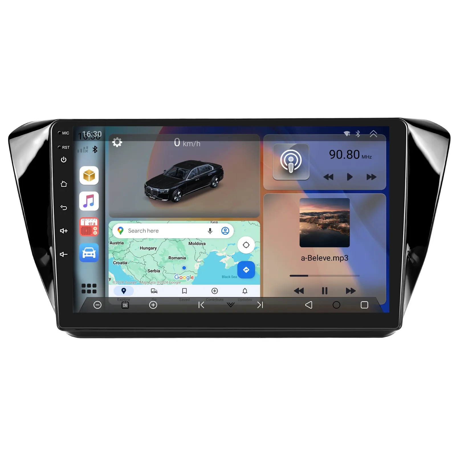 Navigatie Skoda Superb 3 (2015-2019) 2K QLED cu Android 10, 4GB RAM 32GB ROM, SLOT SIM 4G, ecran 10.1 Inch,Carplay si Android Auto [5]