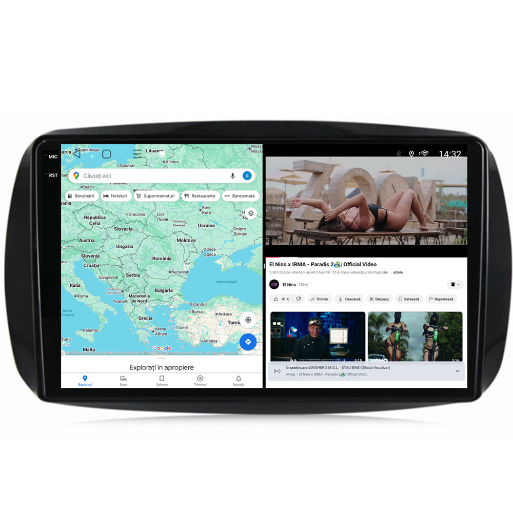 Navigație Android dedicată 2K QLED Octa-Core UIS8581A cu SIM 4G, CarPlay și Android Auto [5]