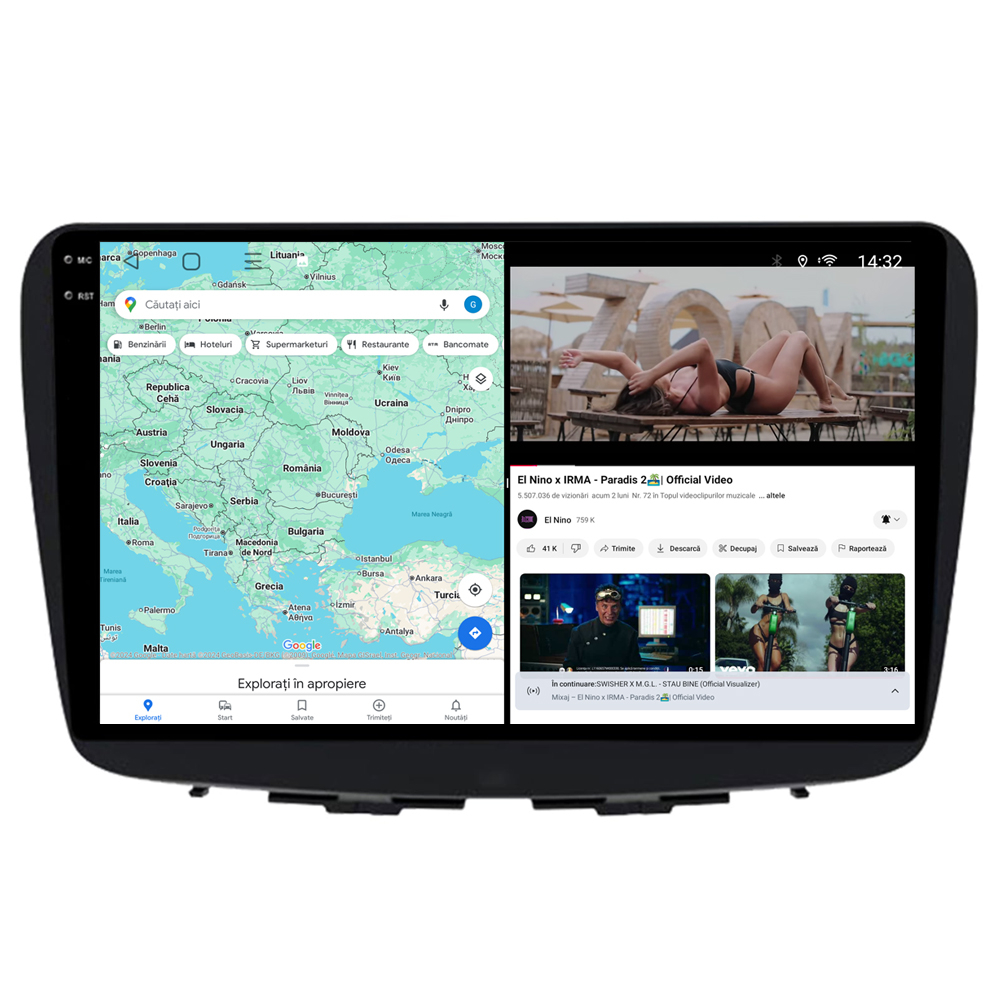 Navigație Android dedicată 2K QLED Octa-Core UIS8581A cu SIM 4G, CarPlay și Android Auto [5]