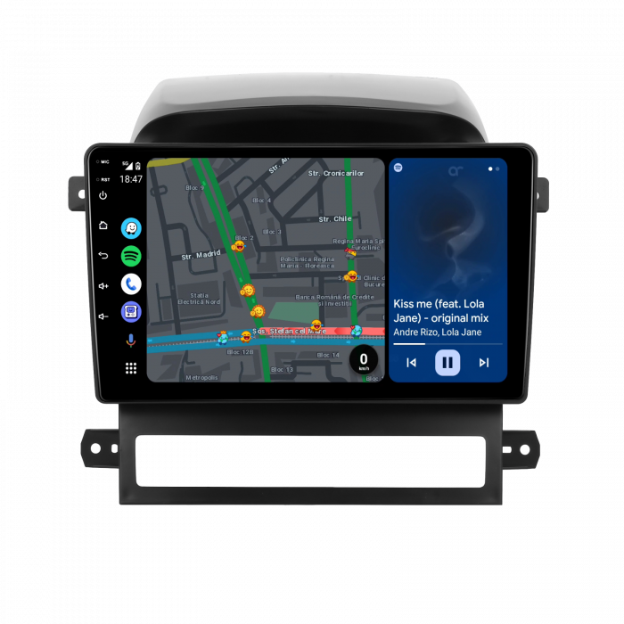 Navigatie Chevrolet Captiva (2008-2012), Android 12, 4GB RAM 64GB, SLOT SIM 4G, DSP, Carplay si Android auto, ecran 9 inch [6]