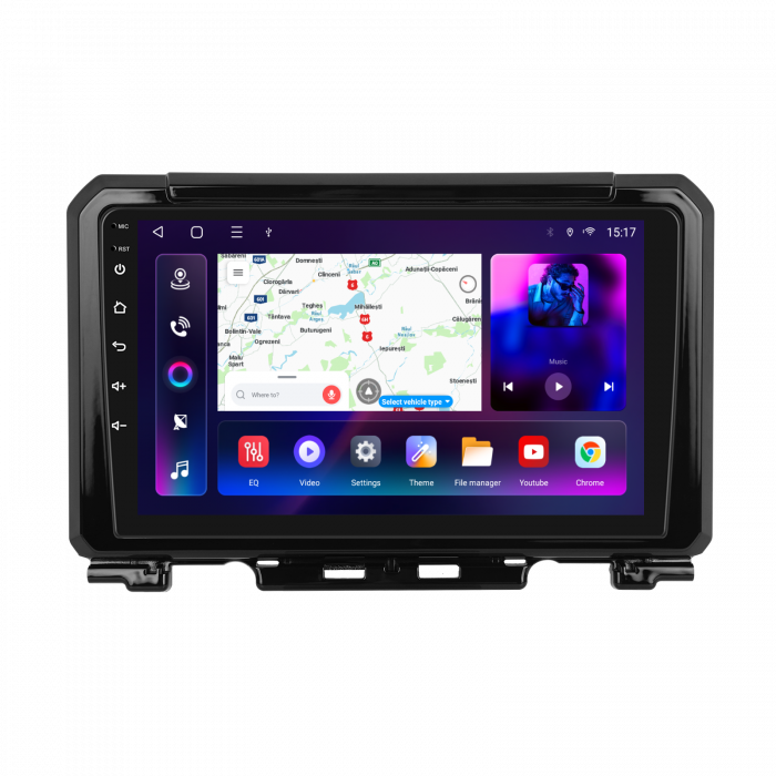 Navigatie Suzuki Jimny 4 (2018-2023), Android 12, 4GB RAM 64GB, SLOT SIM 4G, DSP, Carplay si Android auto, ecran 9 inch [4]