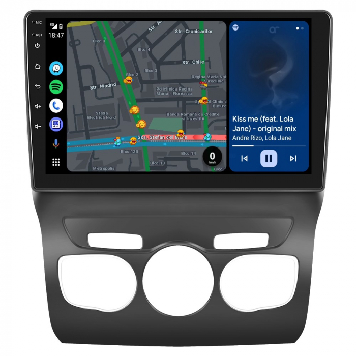 Navigatie Citroen C4L (2013-2016), Android 12, 2GB RAM 32GB, DSP, Carplay si Android auto, ecran 10.1 inch [5]