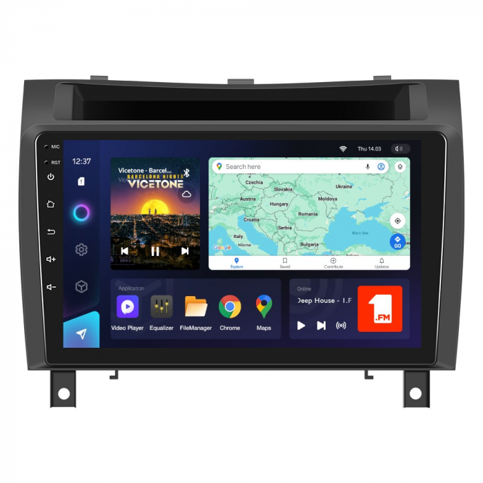 Navigatie TEYES Mercedes-Benz SLK (2004-2010), 4GB+32GB, OCTA-CORE 1.6GHZ, SIM 4G, CarPlay si Android Auto,DSP, ecran 9 inch [1]