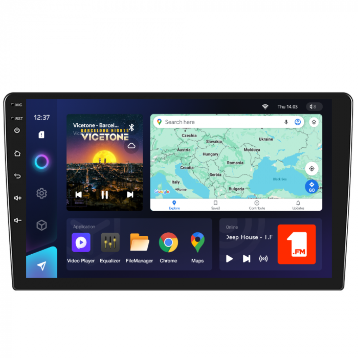 Navigatie TEYES CC3L, Universala, Tableta 9 inch, 2DIN 4GB+32GB, OCTA-CORE 1.6GHZ, SIM 4G, CarPlay si Android Auto,DSP [1]
