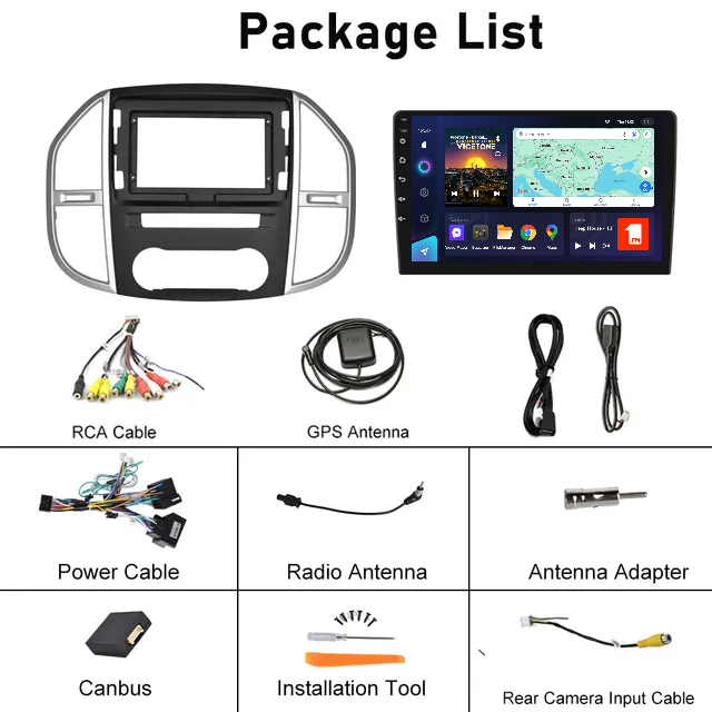 Navigatie TEYES CC3L, Mercedes-Benz Vito W447 (2014-2021), 4GB+32GB ROM, OCTA-CORE 1.6GHZ, SIM 4G, CarPlay si Android Auto,DSP, ecran 10.2 Inch [11]