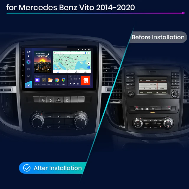 Navigatie TEYES CC3L, Mercedes-Benz Vito W447 (2014-2021), 4GB+32GB ROM, OCTA-CORE 1.6GHZ, SIM 4G, CarPlay si Android Auto,DSP, ecran 10.2 Inch [4]