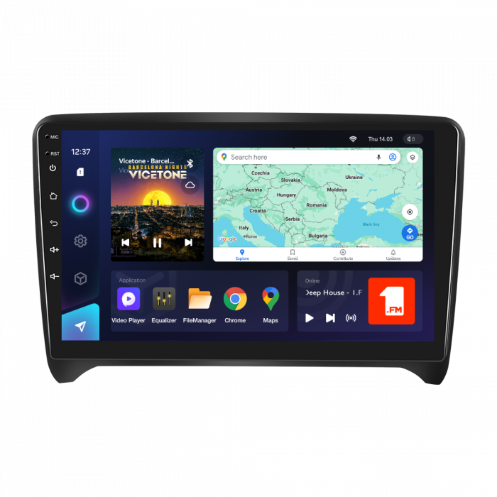 Navigatie TEYES CC3L Audi TT (2008-2014), 4GB+32GB, OCTA-CORE 1.6GHZ, SIM 4G, CarPlay si Android Auto,DSP, ecran 9 inch [1]