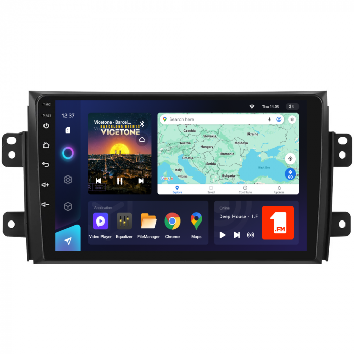 Navigatie TEYES CC3L Suzuki SX4 (2005-2014), 4GB+32GB, OCTA-CORE 1.6GHZ, SIM 4G, CarPlay si Android Auto,DSP, ecran 9 inch [1]