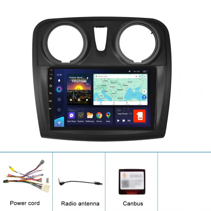 Navigatie TEYES CC3L Dacia Logan, Duster, Sandero (2012-2020), 4GB+32GB, OCTA-CORE 1.6GHZ, SIM 4G, CarPlay si Android Auto,DSP, ecran 9 inch [7]