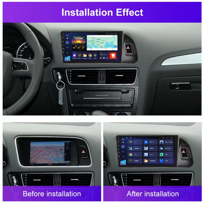 Navigatie TEYES CC3L Audi Q5 (2010-2018), 4GB+32GB, OCTA-CORE 1.6GHZ, SIM 4G, CarPlay si Android Auto,DSP, ecran 9 inch [2]