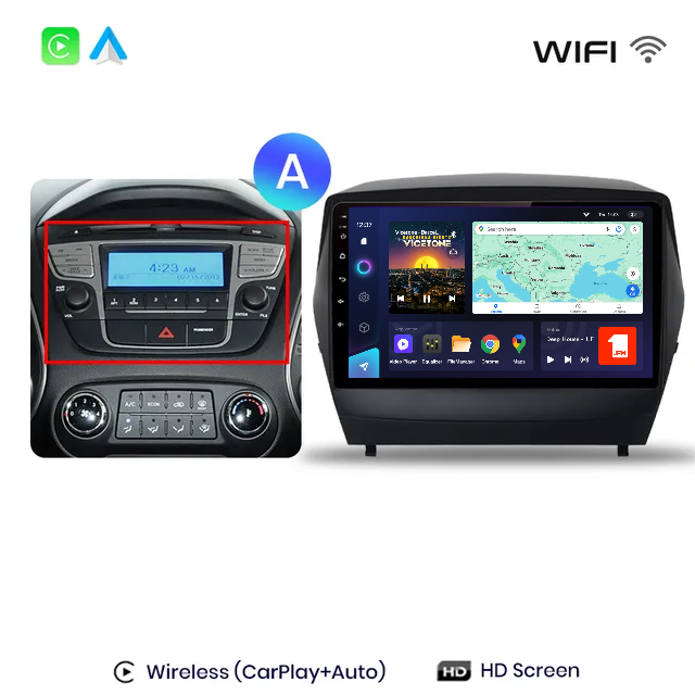 Navigatie TEYES CC3L, Hyundai IX35 (2010- 2015), 4GB+32GB ROM, OCTA-CORE 1.6GHZ, SIM 4G, CarPlay si Android Auto,DSP, ecran 10.2 Inch [10]