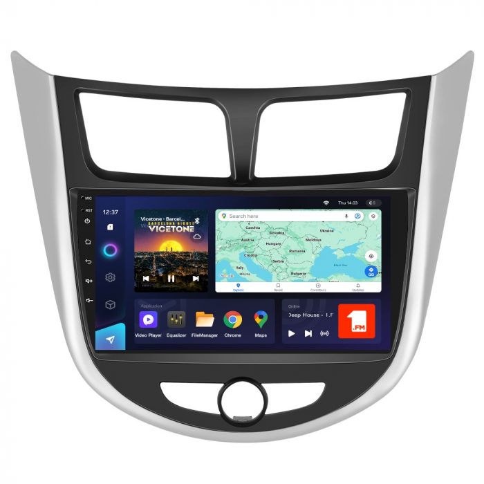 Navigatie TEYES CC3L Hyundai Accent (2010-2016), 4GB+32GB, OCTA-CORE 1.6GHZ, SIM 4G, CarPlay si Android Auto,DSP, ecran 9 inch [1]