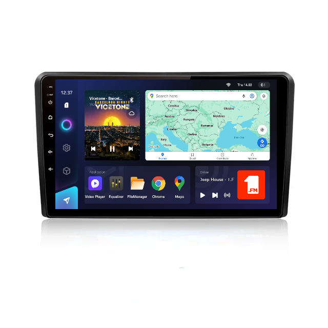 Navigatie TEYES CC3L Audi A3 (2003-2013), 4GB+32GB, OCTA-CORE 1.6GHZ, SIM 4G, CarPlay si Android Auto,DSP, ecran 9 inch [1]