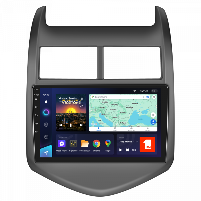 Navigatie TEYES Chevrolet Aveo (2011-2013), 4GB+32GB, OCTA-CORE 1.6GHZ, SIM 4G, CarPlay si Android Auto,DSP, ecran 9 inch [1]