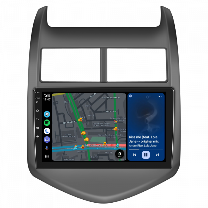 Navigatie TEYES Chevrolet Aveo (2011-2013), 4GB+32GB, OCTA-CORE 1.6GHZ, SIM 4G, CarPlay si Android Auto,DSP, ecran 9 inch [7]