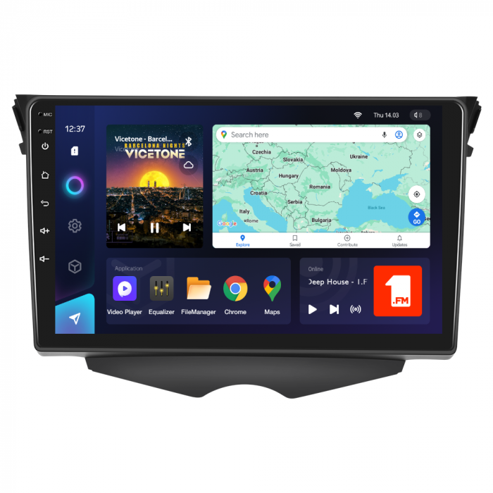 Navigatie TEYES Hyundai Veloster (2011-2015), 4GB+32GB, OCTA-CORE 1.6GHZ, SIM 4G, CarPlay si Android Auto,DSP, ecran 9 inch [1]