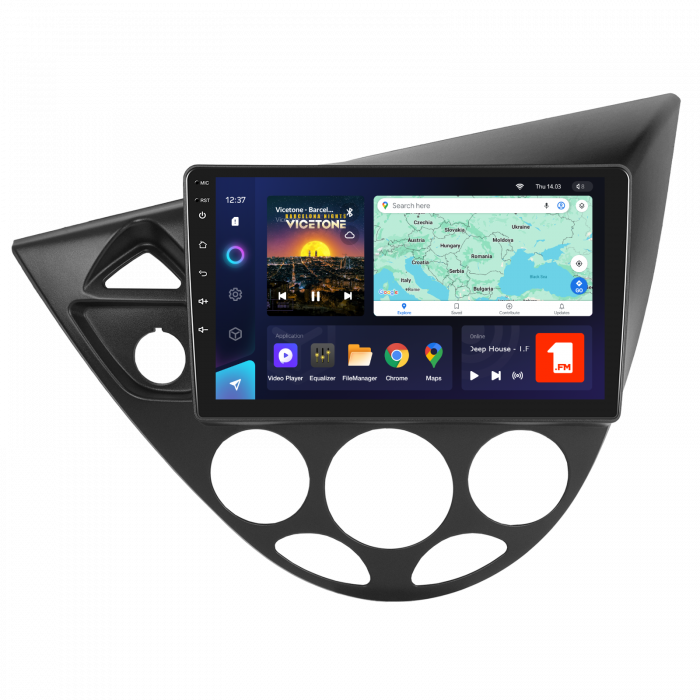 Navigatie TEYES  Ford Focus 1 (1998-2005), 4GB+32GB, OCTA-CORE 1.6GHZ, SIM 4G, CarPlay si Android Auto,DSP, ecran 9 inch [1]