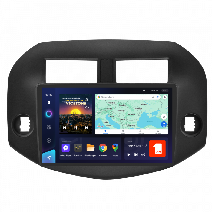 Navigatie TEYES Toyota RAV 4 III (2005-2013), 4GB+32GB, OCTA-CORE 1.6GHZ, SIM 4G, CarPlay si Android Auto,DSP, ecran 9 inch [1]