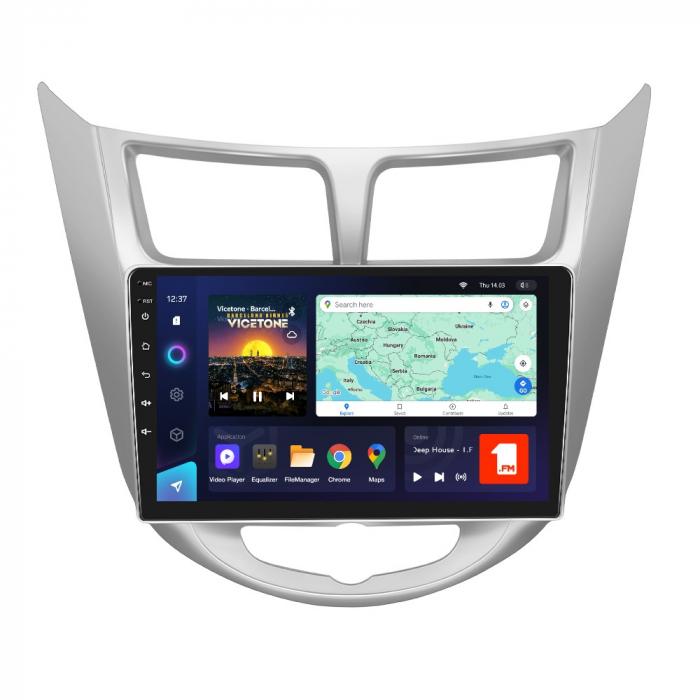 Navigatie TEYES CC3L Hyundai Accent (2010-2016), 4GB+32GB, OCTA-CORE 1.6GHZ, SIM 4G, CarPlay si Android Auto,DSP, ecran 9 inch [1]