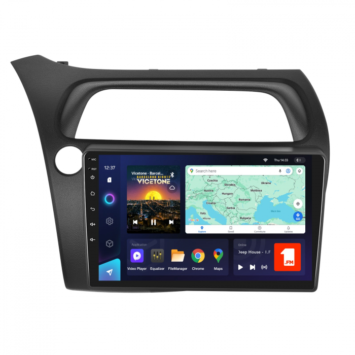 Navigatie TEYES Honda Civic (2006-2012), 4GB+32GB, OCTA-CORE 1.6GHZ, SIM 4G, CarPlay si Android Auto,DSP, ecran 9 inch [1]