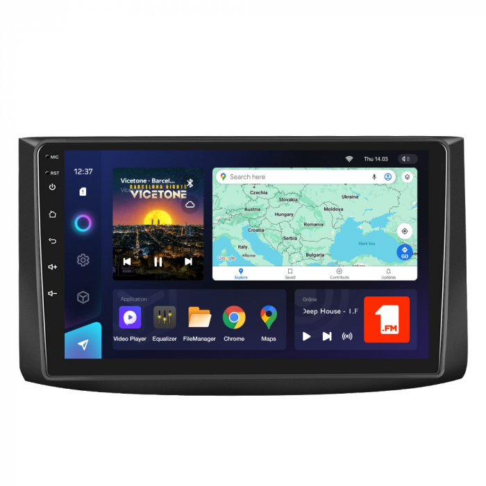 Navigatie TEYES Chevrolet Aveo (2006-2010), 4GB+32GB, OCTA-CORE 1.6GHZ, SIM 4G, CarPlay si Android Auto,DSP, ecran 9 inch [1]