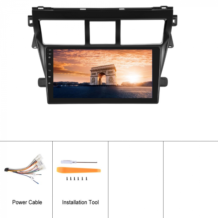 Navigatie TEYES Toyota Vios Yaris (2007-2012), 4GB+32GB, OCTA-CORE 1.6GHZ, SIM 4G, CarPlay si Android Auto,DSP, ecran 9 inch [9]