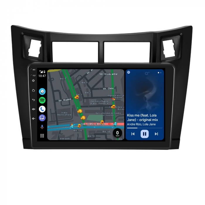 Navigatie TEYES Toyota Yaris (2006-2011), 4GB+32GB, OCTA-CORE 1.6GHZ, SIM 4G, CarPlay si Android Auto,DSP, ecran 9 inch [5]
