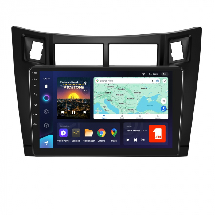 Navigatie TEYES Toyota Yaris (2006-2011), 4GB+32GB, OCTA-CORE 1.6GHZ, SIM 4G, CarPlay si Android Auto,DSP, ecran 9 inch [1]
