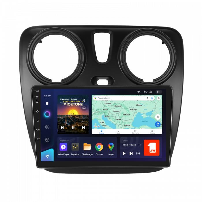 Navigatie TEYES DACIA LODGY (2012-2020), 4GB+32GB, OCTA-CORE 1.6GHZ, SIM 4G, CarPlay si Android Auto,DSP, ecran 9 inch [1]