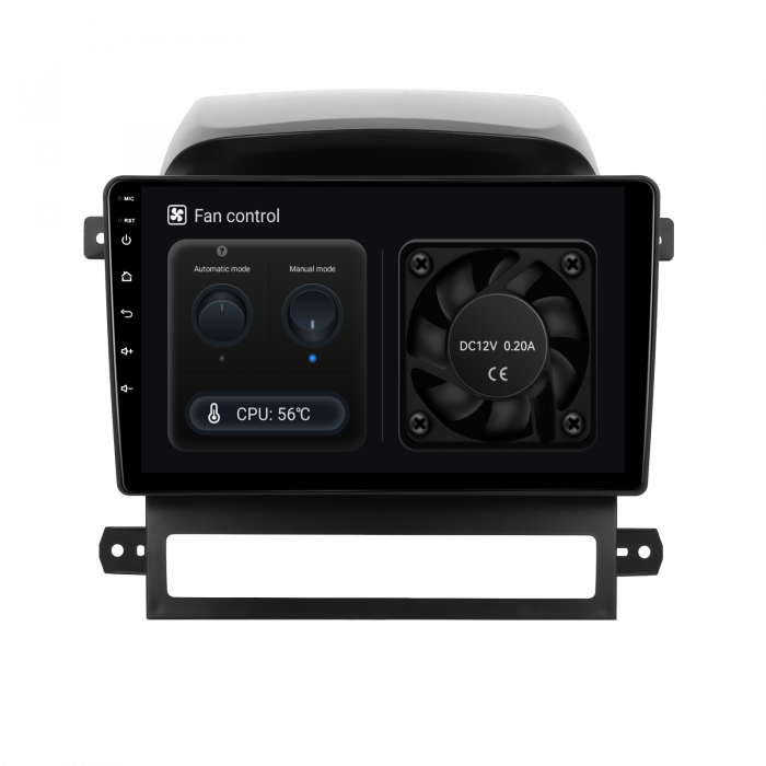 Navigatie TEYES Chevrolet Captiva (2008-2012), 4GB+32GB, OCTA-CORE 1.6GHZ, SIM 4G, CarPlay si Android Auto,DSP, ecran 9 inch [6]