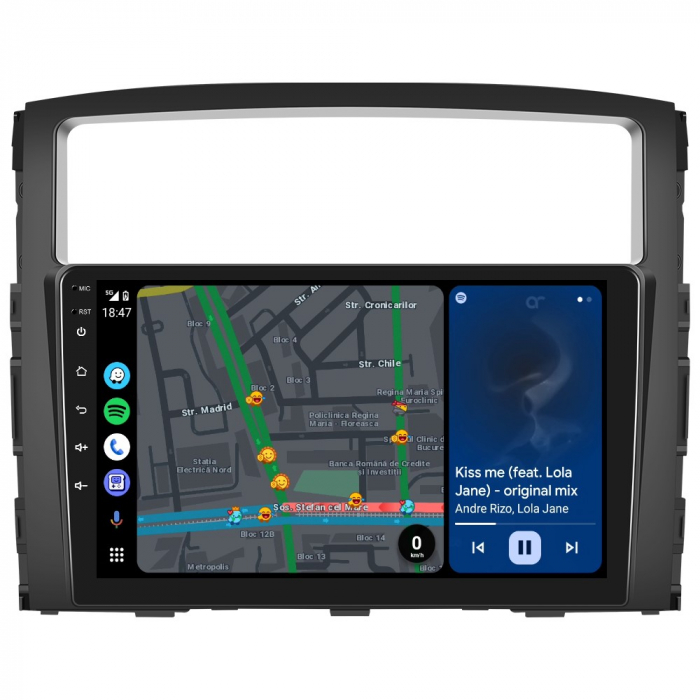 Navigatie TEYES Mitsubishi Pajero (2006-2020), 4GB+32GB, OCTA-CORE 1.6GHZ, SIM 4G, CarPlay si Android Auto,DSP, ecran 9 inch [6]
