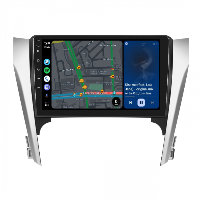 Navigatie TEYES Toyota Camry (2012-2014), 4GB+32GB, OCTA-CORE 1.6GHZ, SIM 4G, CarPlay si Android Auto,DSP, ecran 10.1 inch [10]