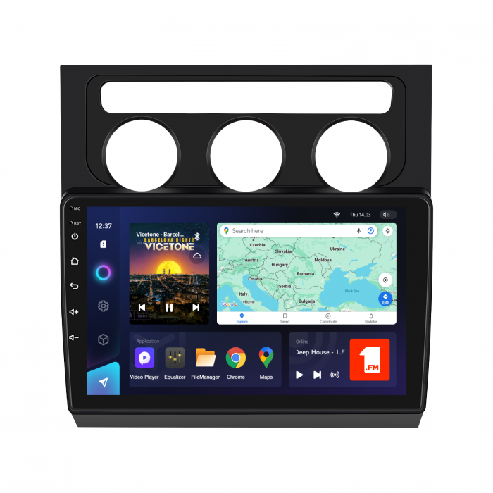 Navigatie TEYES Touran 1 (2003-2010), 4GB+32GB, OCTA-CORE 1.6GHZ, SIM 4G, CarPlay si Android Auto,DSP, ecran 10 inch [1]