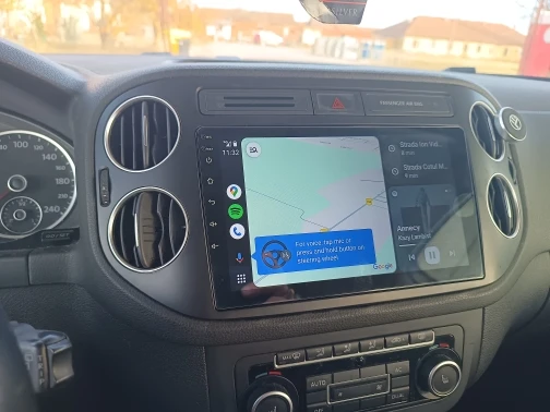 Navigatie Tiguan (2010-2015) cu Android 12, 4GB RAM 64GB ROM, DSP, SIM 4G, Carplay si Android Auto, ecran 9 inch [9]