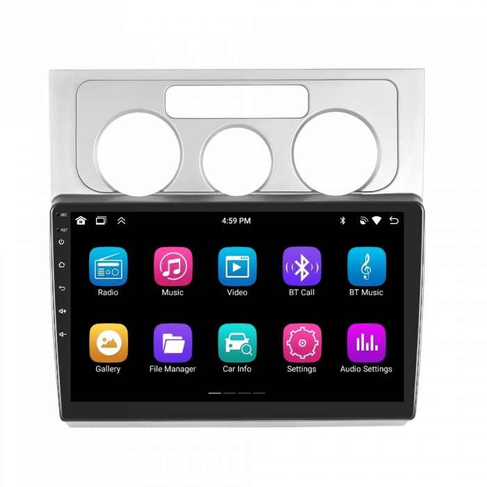 Navigatie Touran 1 (2003-2010) cu Android 12, 4GB RAM 64GB ROM, DSP, CarPlay si Android Auto Wi-fi, Youtube, Waze, ecran HD 10.1 Inch [6]