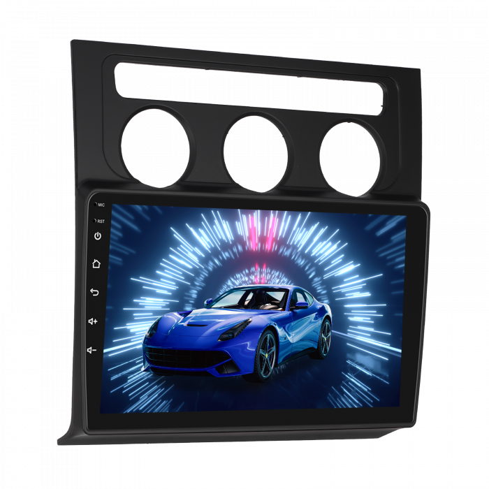 Navigatie Touran 1 (2003-2010) cu Android 12, 8GB RAM 128GB ROM, SLOT SIM 4G, DSP, CarPlay si Android Auto Wi-fi, Youtube, Waze, ecran HD 10.1 Inch Rama Neagra [6]