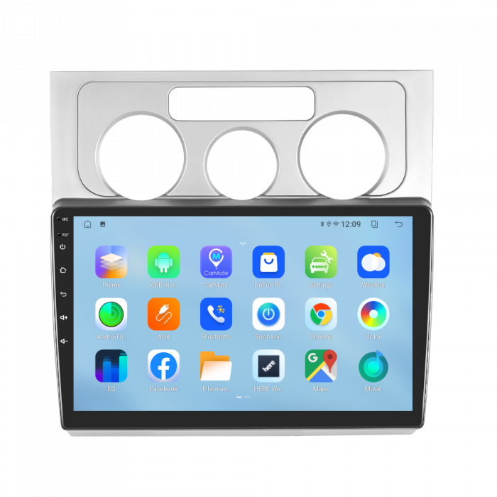 Navigatie Touran 1 (2003-2010) cu Android 12,DSP 2GB RAM 32GB ROM, Android 12, CarPlay si Android Auto Wi-fi, Youtube, Waze, ecran HD 10.1 Inch [8]