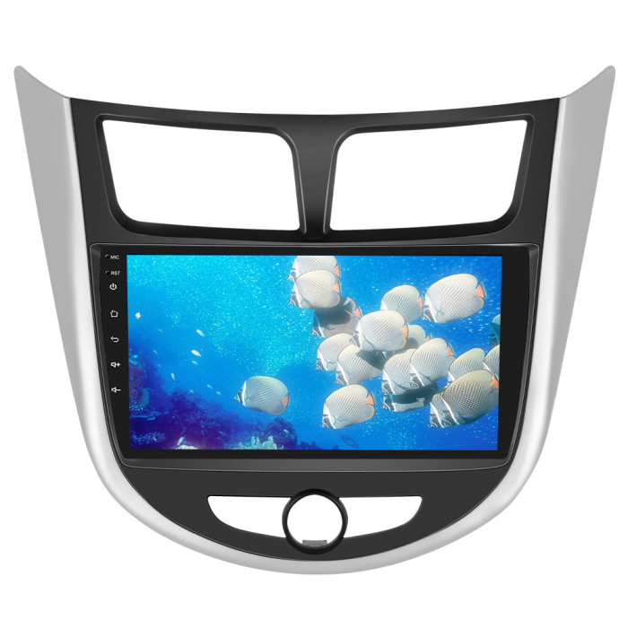 Navigatie Hyundai Accent (2010-2016), Android 12, 4GB RAM 64GB, DSP, SIM 4G, Carplay si Android auto, ecran 9 inch [5]