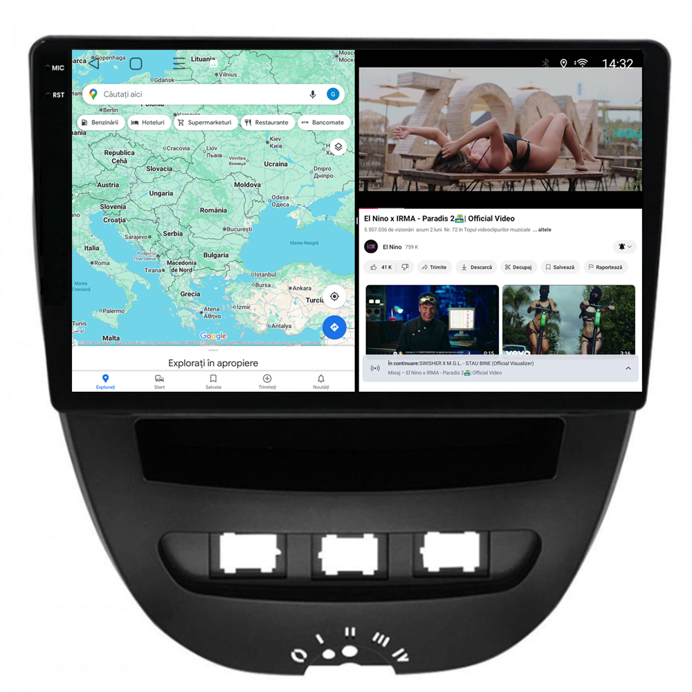 Navigație Android dedicată 2K QLED Octa-Core UIS8581A cu SIM 4G, CarPlay și Android Auto [5]