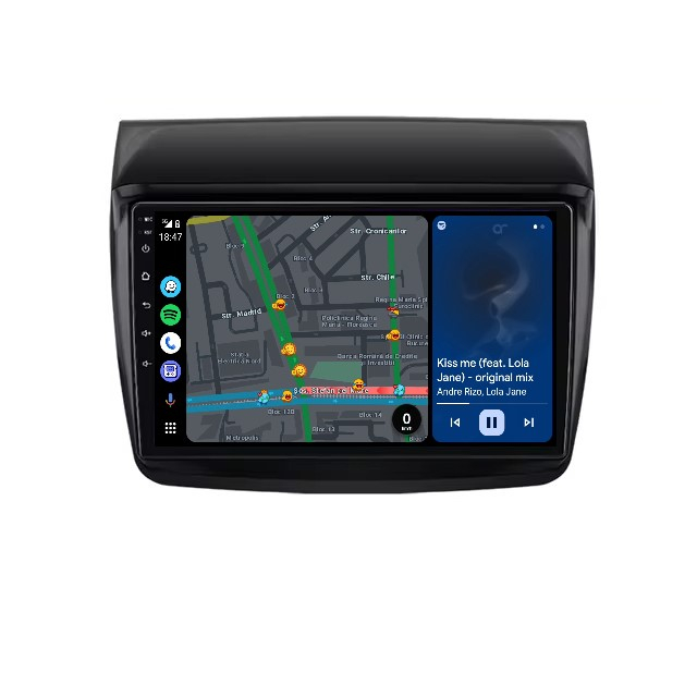 Navigatie Mitsubishi Pajero Sport 2 L200 Triton (2005-2015), Android, 4GB RAM 64GB, DSP, Carplay si Android auto, ecran 9 inch [6]