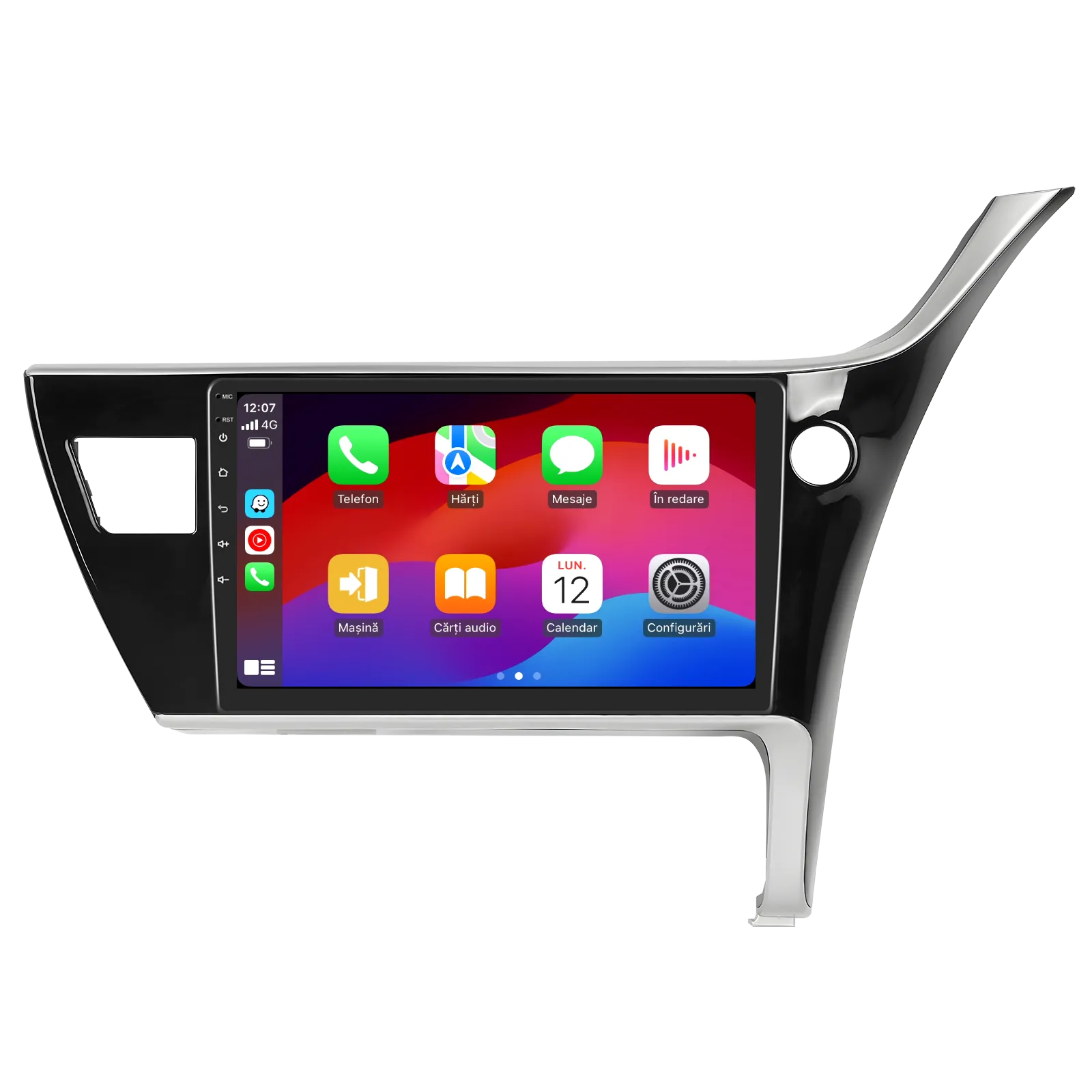 Navigatie Toyota Corolla (2017-2018), Android 13, 4GB RAM 64GB, SLOT SIM 4G, DSP, Carplay si Android auto, ecran 9 inch [3]