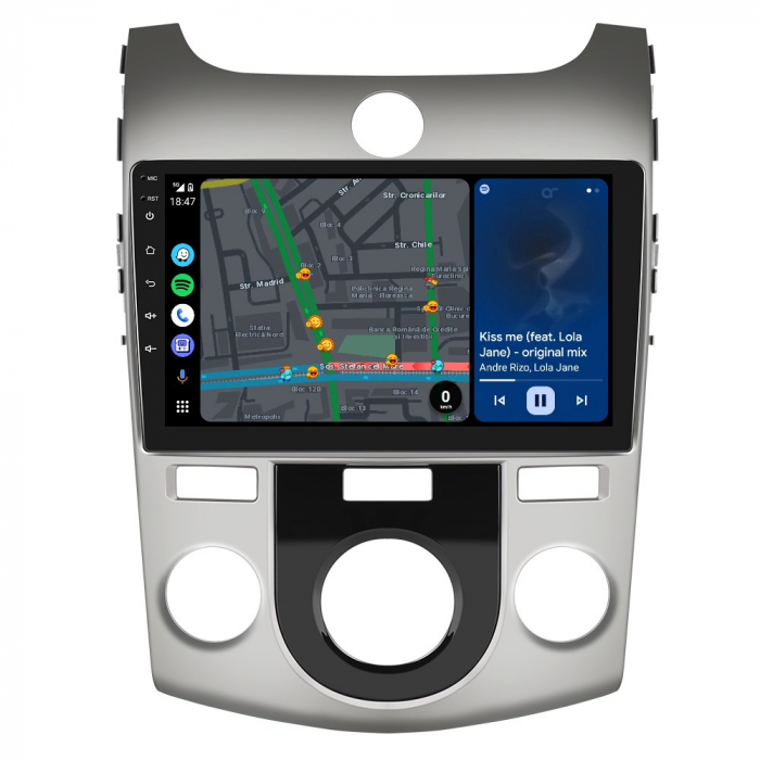 Navigatie KIA Forte Cerato (2009-2017), Android 12, 2GB RAM 32GB, DSP, Carplay si Android auto, ecran 9 inch [3]